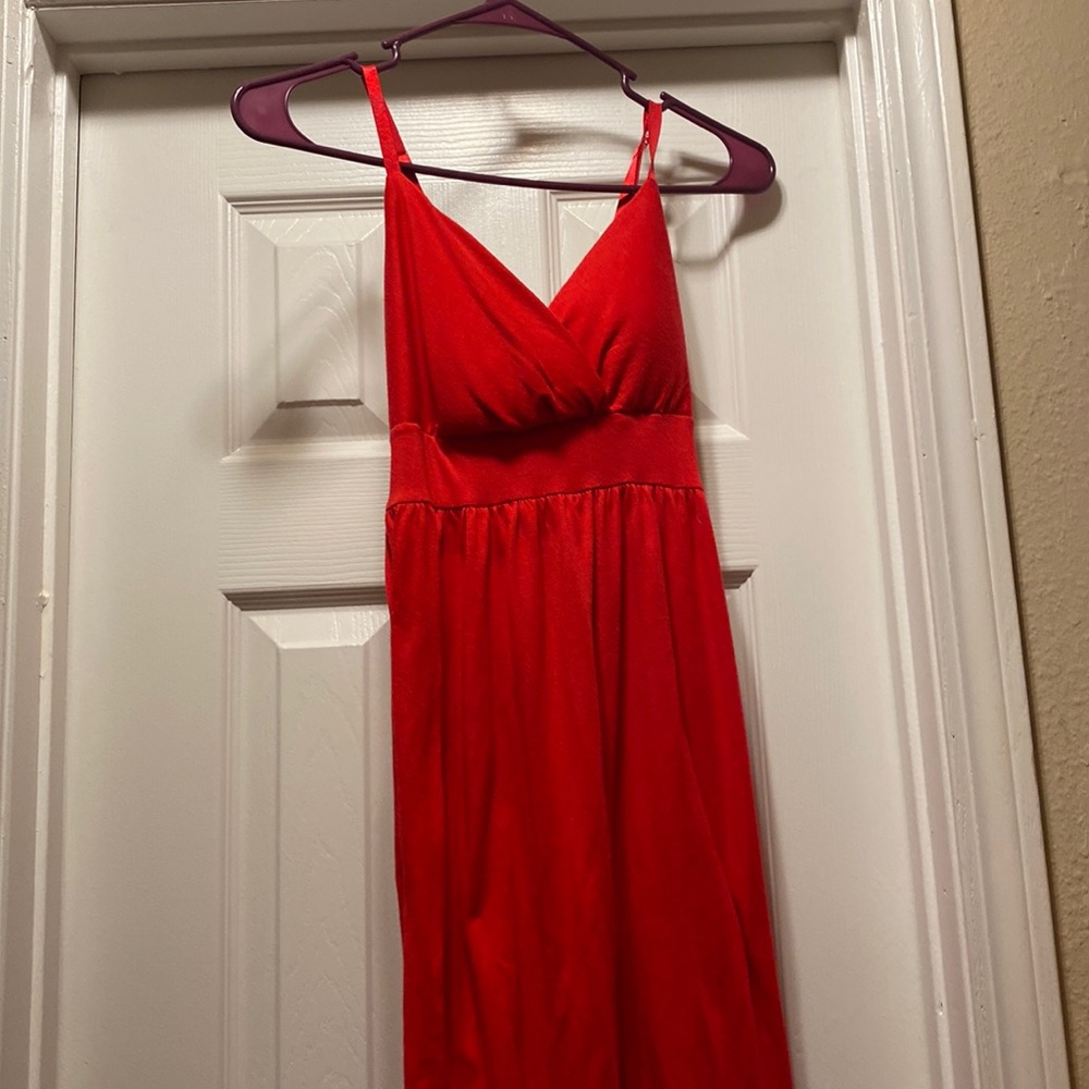 Red dress